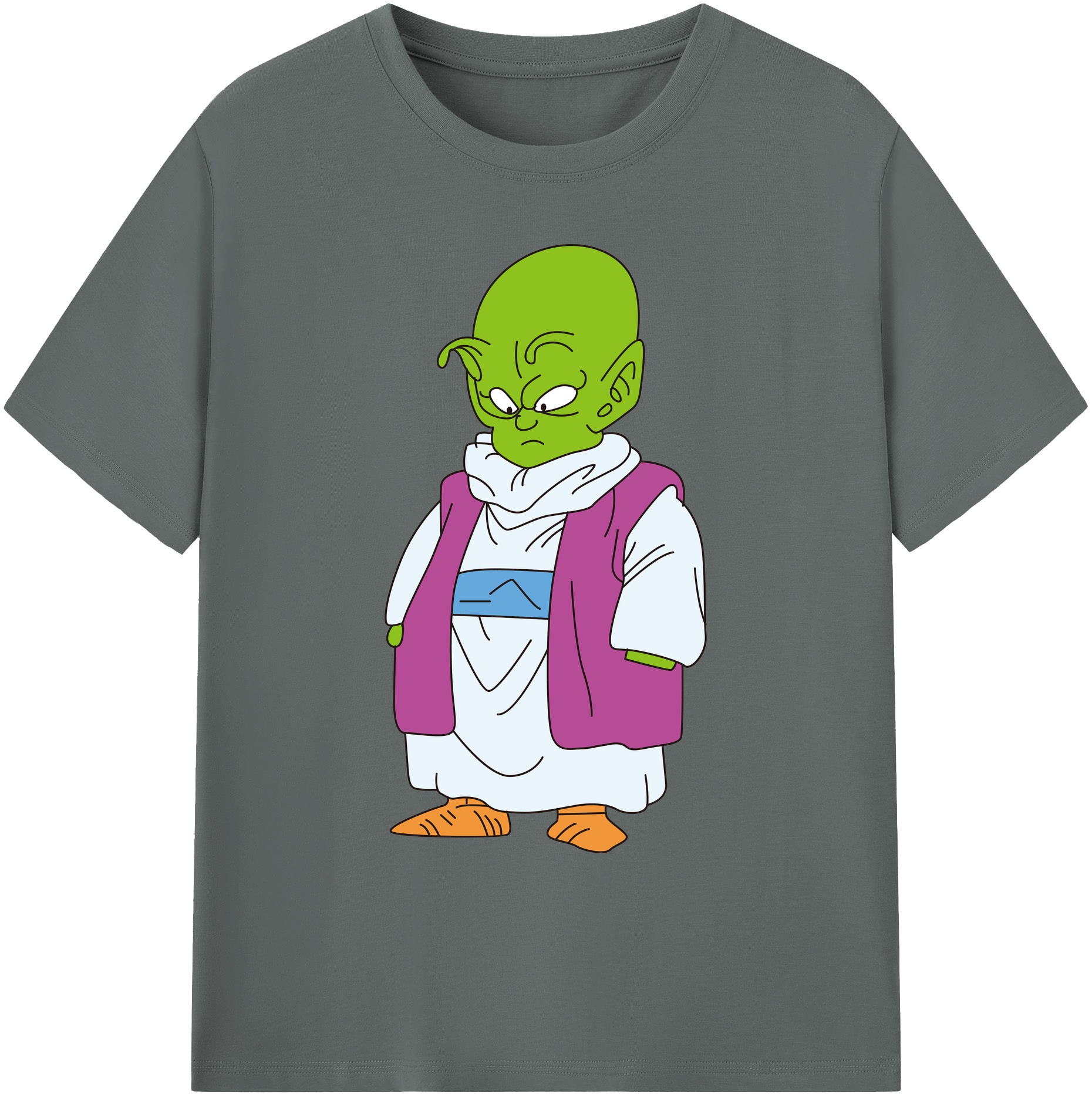 （画像用） ドラゴンボール ピッコロ DRAGON BALL Piccolo 綿100％ メンズ半袖Tシャツ｜肌触りやわらか＆通気性